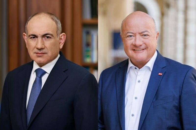Канцлер Австрии Штокер поздравил Пашиняна с победой на выборах в Горисе