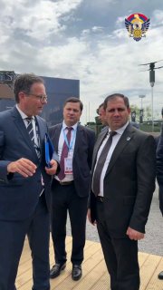 Сурен Папикян обсудил с Airbus и KNDS в Париже оборонное сотрудничество
