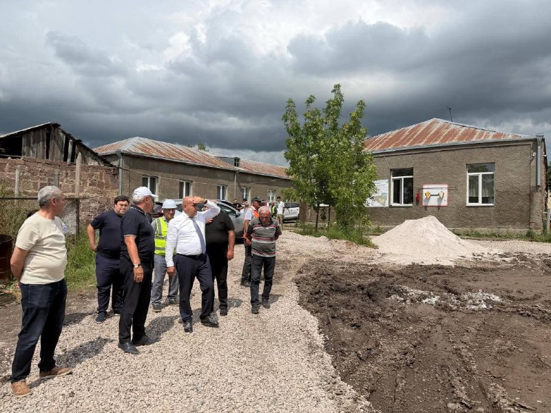 Строительство новой школы в Сюникской области, Горис, программа 300 школ 500 детских садов