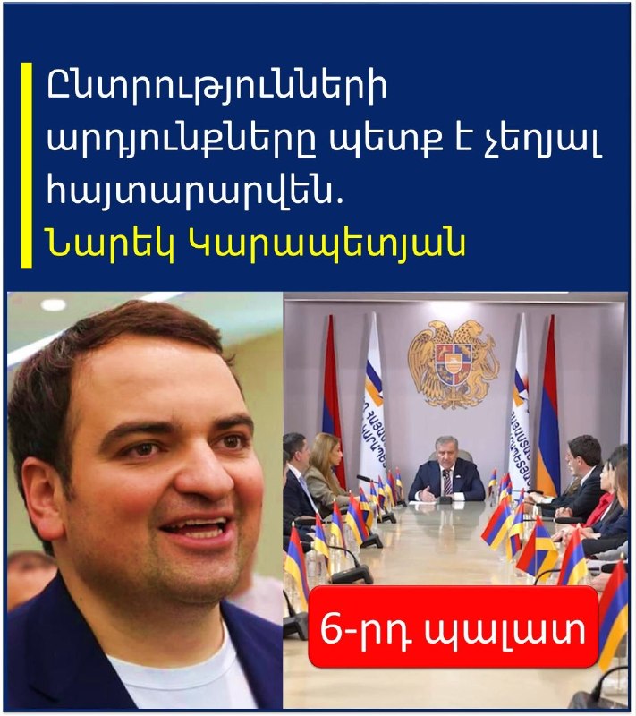 Тарон Чахоян раскритиковал попытки аннулировать выборы в Горисе